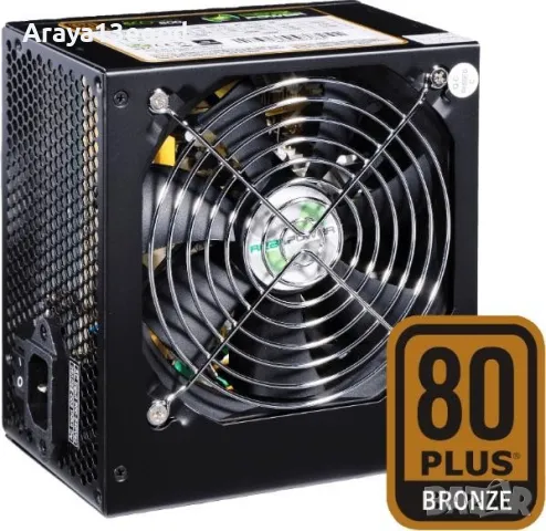Захранване за настолен компютър PC - ATX Real Power ECO Silent бронз 500W, снимка 2 - Захранвания и кутии - 49750721