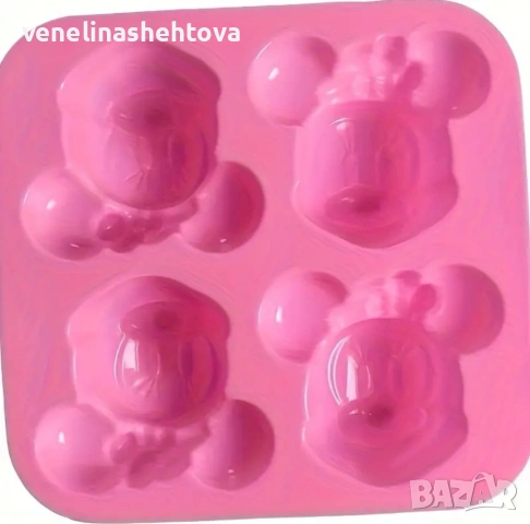 Мини Маус силиконов молд за свещи гипс смола фондан гипс смола , снимка 2 - Форми - 53849083