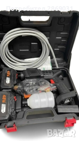 Акумулаторна водоструйка с 2 батерии – 48V, снимка 6 - Аксесоари и консумативи - 52729468