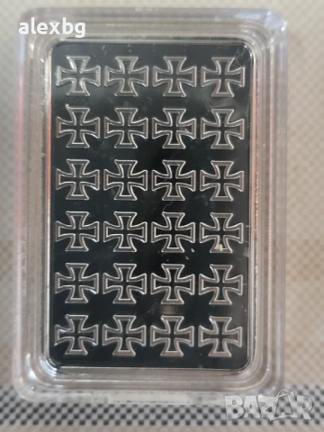 Тройунция сребро, снимка 2 - Други ценни предмети - 53440395