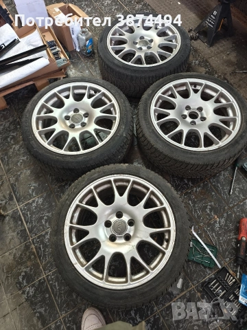 Оригинални Audi BBS CH джанти+зимни гуми 18" 8J ET43 5×112