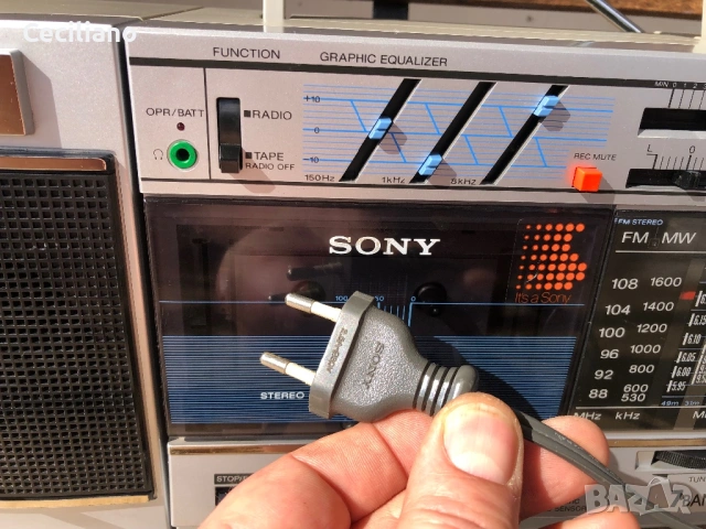 Радиокасетофон 💥 SONY CFS 3000S-(Japan)!, снимка 6 - Радиокасетофони, транзистори - 53776833