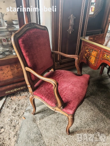 Антикварно бюро и кресло , снимка 2 - Антикварни и старинни предмети - 53980339
