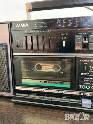 AIWA CA-W80 VINTAGE RETRO BOOMBOX Ghetto Blaster радио касетофон, снимка 6 - Радиокасетофони, транзистори - 46211731