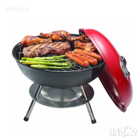 5651 Метално барбекю на дървени въглища, снимка 9 - Аксесоари за кухня - 53491561