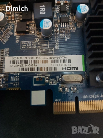 Видеокарта Radeon HD 5410 1GB , снимка 4 - Видеокарти - 53756946