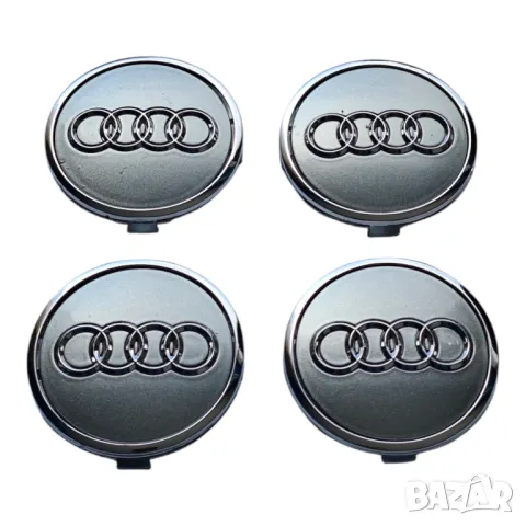 61мм Капачки за джанти АУДИ AUDI А3 А4 А5 А6 2016-2025г. 4M0 601 170 JG3 - ЧЕРНИ, снимка 5 - Аксесоари и консумативи - 49859450