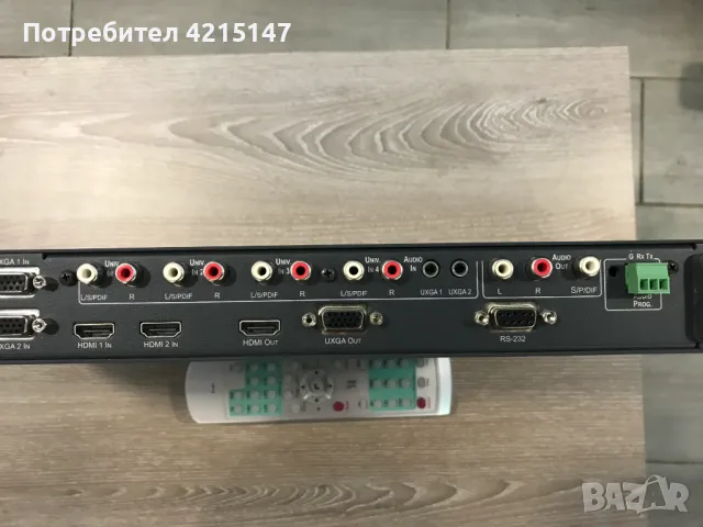 Kramer Electronics VP-728 9-Input ProScale Presentation Switcher, снимка 9 - Друга електроника - 47043003