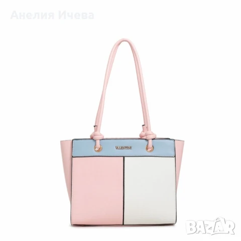 Елегантна дамска чанта с трицветен дизайн , снимка 3 - Чанти - 50912143