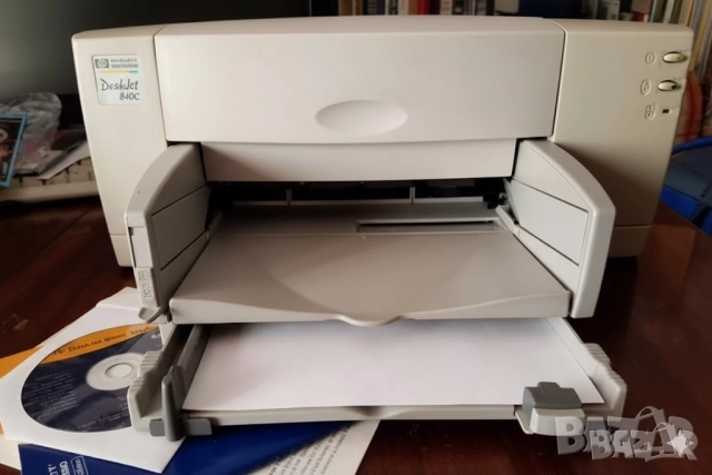 HP Deskjet 840C класически принтер , снимка 4 - Принтери, копири, скенери - 52324798