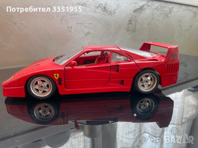 Ретро модел на Ferrari F 40 1/18