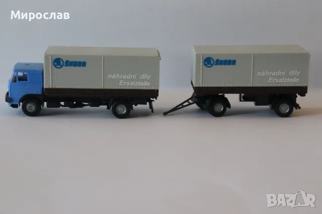 IGRA H0 1/87 LIAZ SKODA КАМИОН МОДЕЛ КОЛИЧКА ИГРАЧКА, снимка 1 - Колекции - 49242620