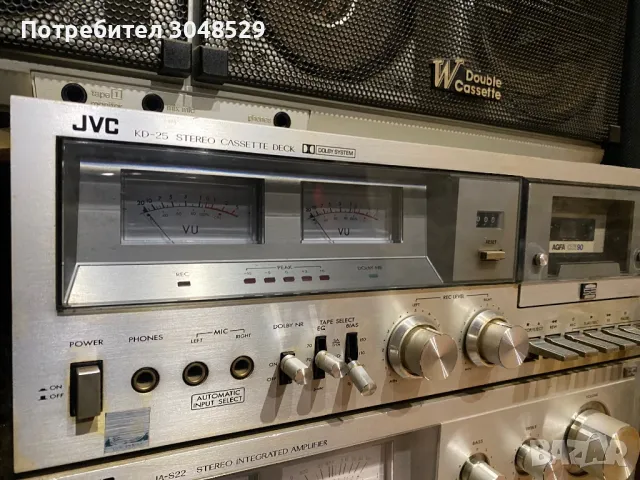 Дек и Усилвател JVC , снимка 1 - Декове - 48346195