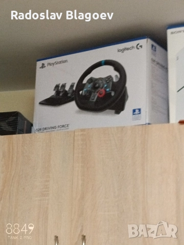 Logitech g29 гейминг кормило става за PlayStation 3 4 и 5, снимка 4 - Други игри и конзоли - 52572816