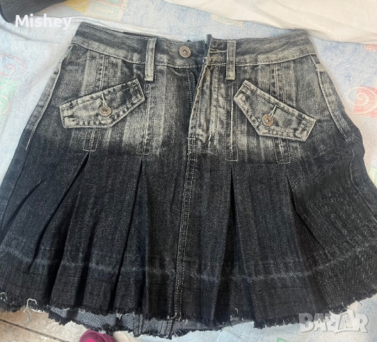 Къса мини denim дънкова пола- НОВА, снимка 1 - Поли - 45004592