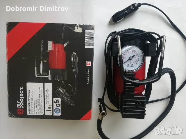 компресор на 12 волта за помпане на гуми 