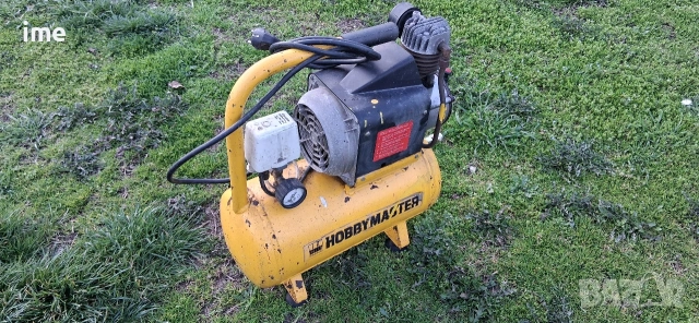 Маслен компресор за въздух. НОМЕР 02. Hobby Master. 20 литра бутилка. Работещ. Внос от Германия., снимка 12 - Компресори - 53979024