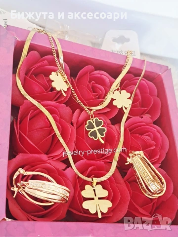 комплект медицинска стомана , снимка 4 - Бижутерийни комплекти - 53177873