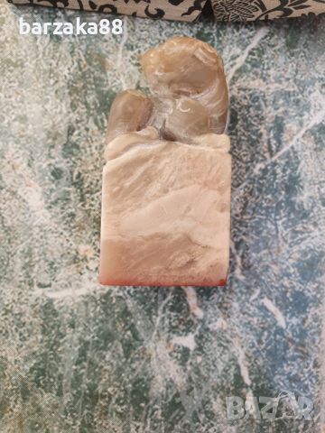 Китайски печат за сапуни от Ахат / Оникс, снимка 4 - Колекции - 45960580