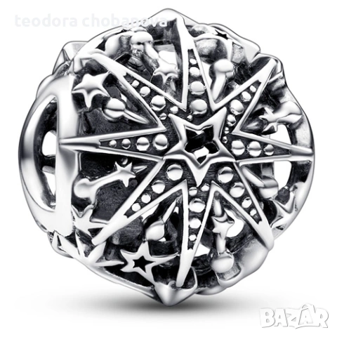 Pandora Snowflake Charm 