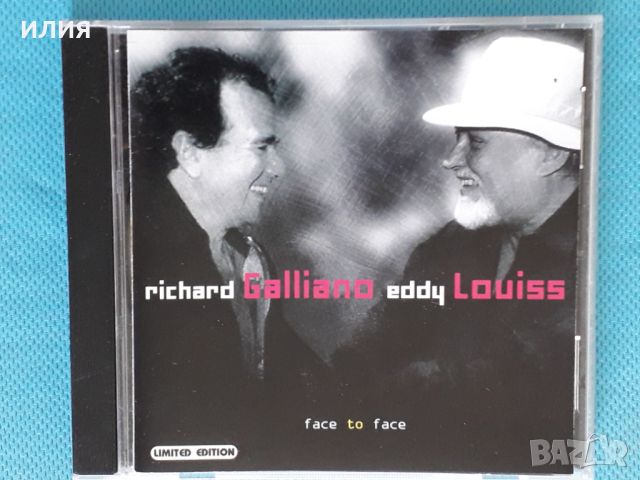 Richard Galliano-Eddy Louiss – 2001 - Face To Face(Contemporary Jazz,Latin Jazz,Bossa Nova), снимка 1 - CD дискове - 43990480