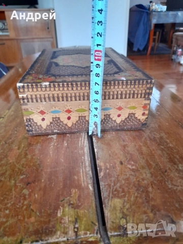 Стара дървена кутия #11, снимка 5 - Други ценни предмети - 52171783