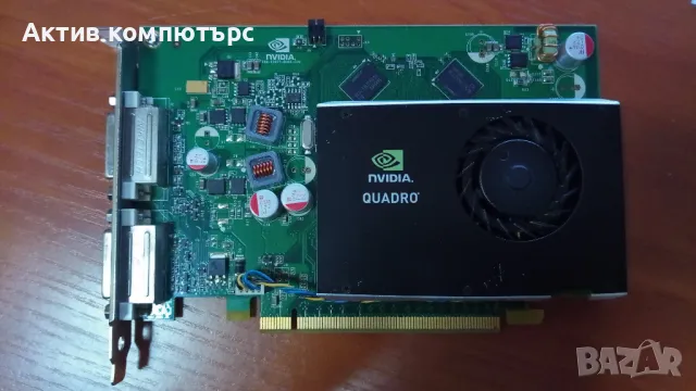 Видеокарта Nvidia Quadro FX380 PCI-E 256MB DDR3 2xDVI, снимка 1 - Видеокарти - 49377640