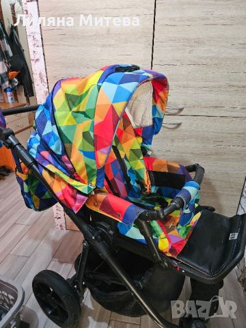 Бебешка количка Bebe Mobile Gusto 2в1, снимка 6 - Детски колички - 46446632