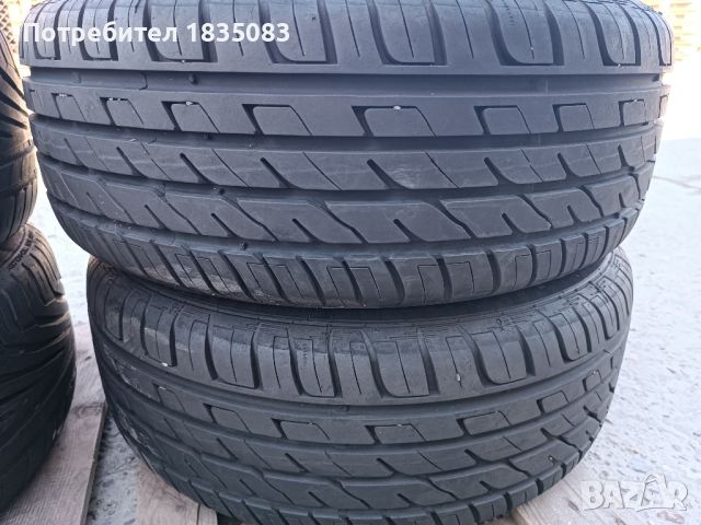 Лети джанти 16ки 5х112 VW + летни гуми 215/55/16 Sportiva/Uniroyal, снимка 13 - Гуми и джанти - 46524631