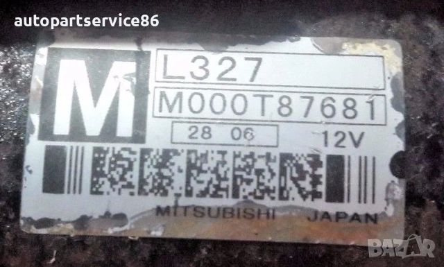 Стартерен мотор 2.3 бензин за Mazda MPV (2003) M000T87681, L327 , снимка 2 - Части - 53611936