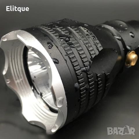 Алуминиево фенерче Т6, подходящо при гмуркане, патрулиране, лов и риболов FL17, снимка 9 - Други - 52806526