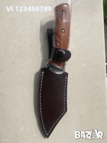 Ловен нож масивен фултанг 110x220-кания кожа, снимка 2 - Ножове - 53914110