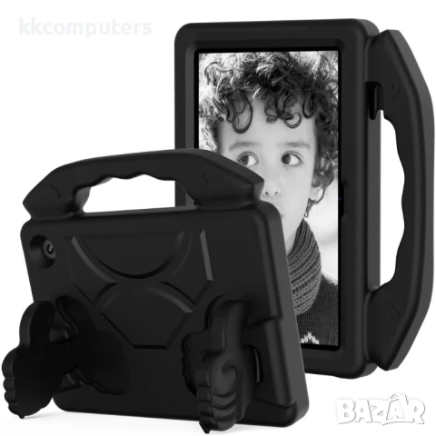 Amazon Fire 7 (2022) Foldable Thumb Kickstand EVA Удароустойчив Калъф и Протектор, снимка 3 - Калъфи, кейсове - 51137405