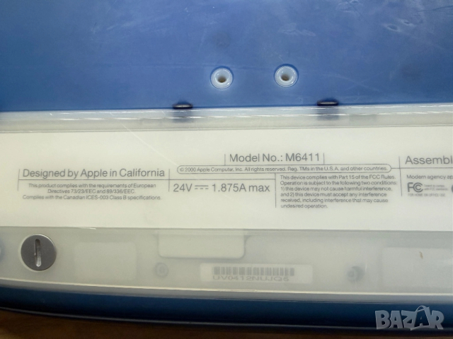 Apple iBook G3  M6411-ретро,колекционерски лаптоп, снимка 7 - Лаптопи за дома - 53844817