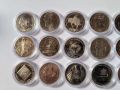 Лот 18 броя по 2 лева възпоменателни монети България, снимка 3