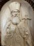 Икона Дърворезба Никола Чудотворец, св.Мина, Александър Невский, Лука, снимка 15