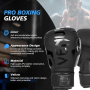 Боксови ръкавици за деца, тренировъчни, 113,4 грама, черни, XS и S, снимка 4