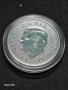 Продавам сребърна монета 2 паунда от 2024 година,Британия Чарлс 3, снимка 2