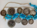 Автентичен сребърен Пендар(накит) с 9 Исторически монети/Царство България и Австро-Унгария/!, снимка 11