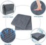 HENGMEI Килим за тента, постелка за къмпинг HDPE висококачествен килим за тента с алуминиеви халки