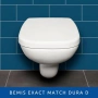 Нова wc седалка за Duravit D-Code бяла бързо сваляне лесно почистване, снимка 5