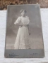 Стара снимка Австрия - дебел картон - жена, снимка 1