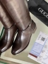 Gucci Дамски Кафеви Зимни Ботуши Гучи Код E1185, снимка 6