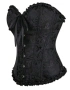 4XL Черен сатенен корсет , снимка 3