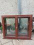 Двукрилен дървен прозорец, снимка 1 - Дограми - 45594117