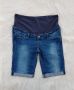 Къси дънкови панталони за бременни H&M размер Л-ХЛ, снимка 1 - Дрехи за бременни - 45609229