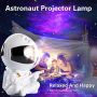 LED лампа проектор астронавт, пресъздаващ звездно нощно небе, снимка 3
