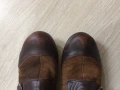 Удобни кафеви ботуши,естественна кожа., снимка 3