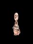 Сребърен висящ елемент Пандора,"Котешка грация",Rose Gold/нов, снимка 1 - Колиета, медальони, синджири - 45834988
