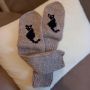 Ръчно плетени мъжки чорапи размер 42, снимка 1